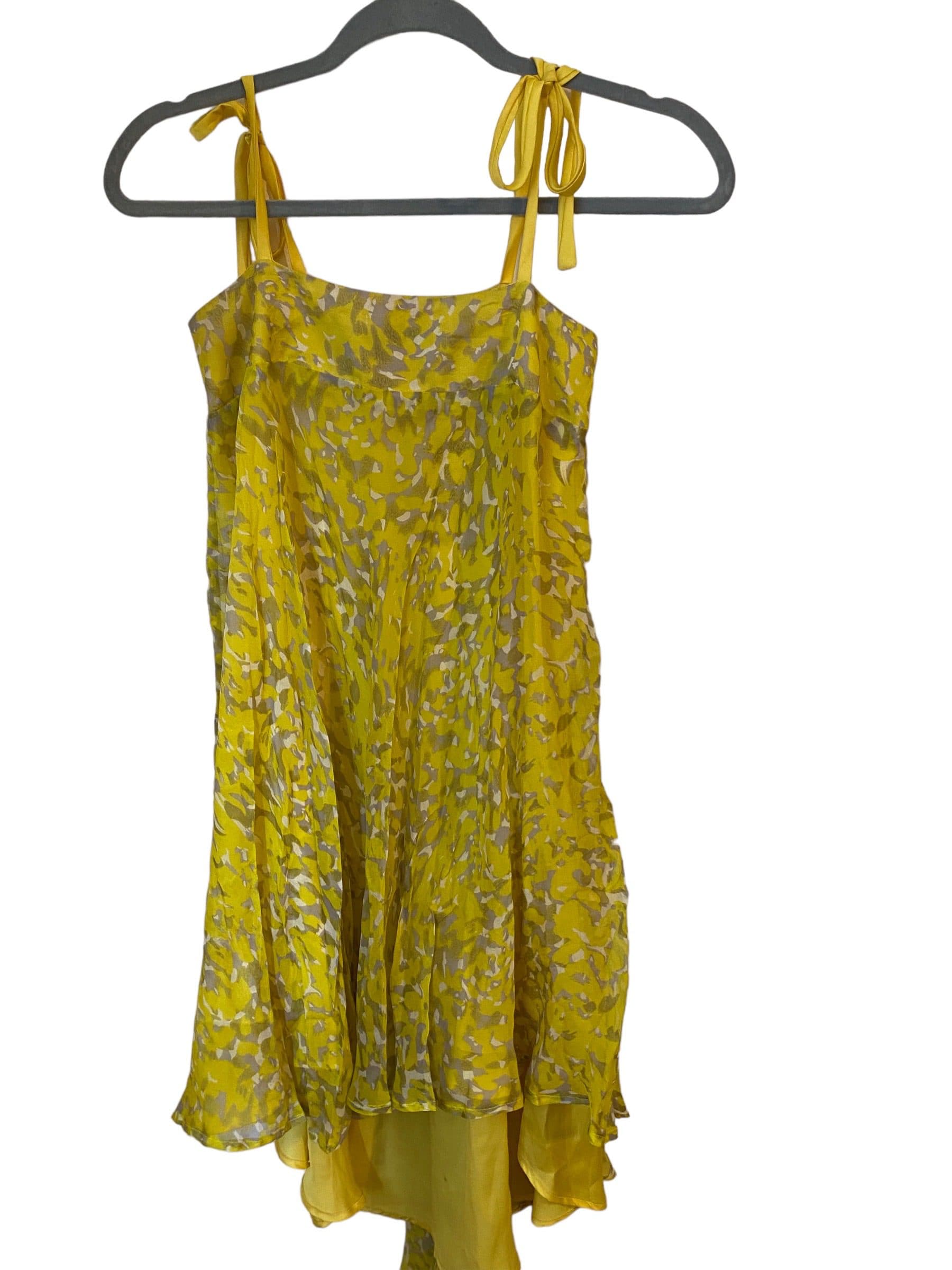 Vestido amarillo vintage