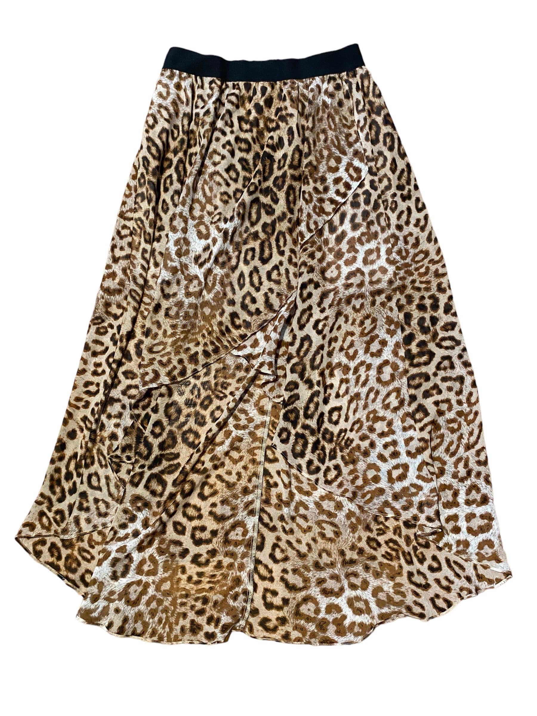Falda de animal print