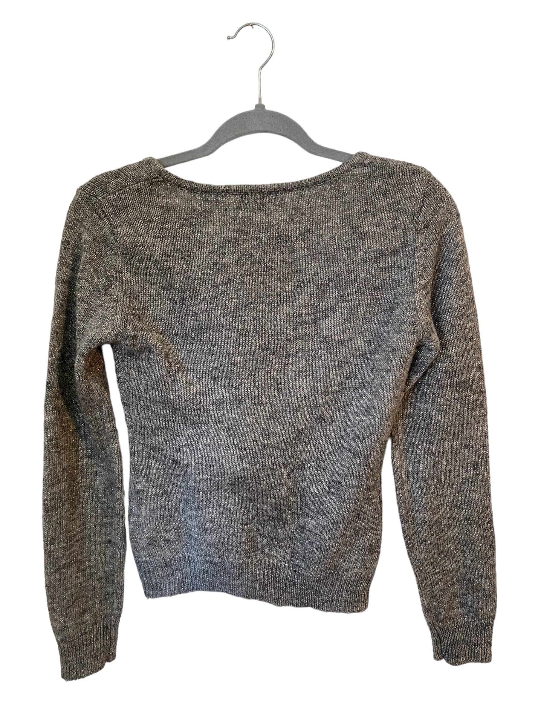 Remera de invierno plateada