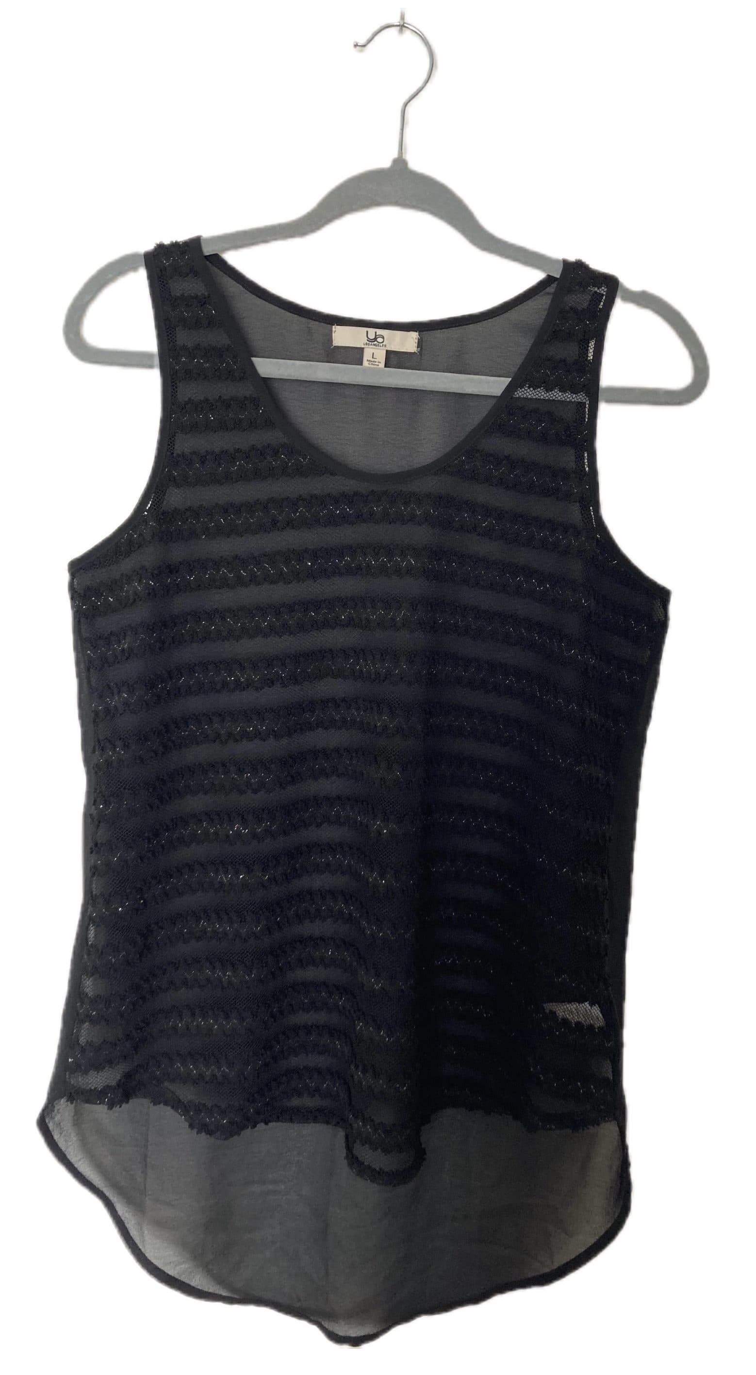 Camisa Transparente Negra