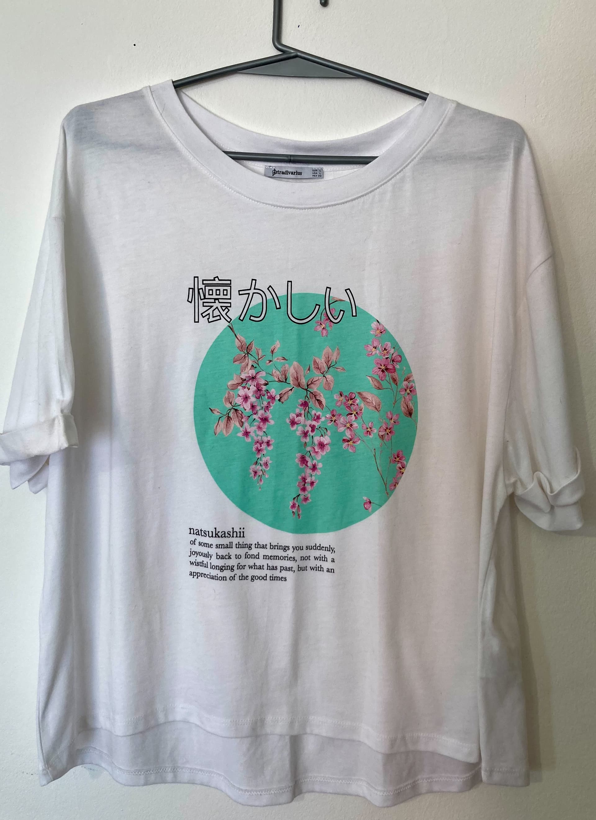 Remera blanca stradivarius