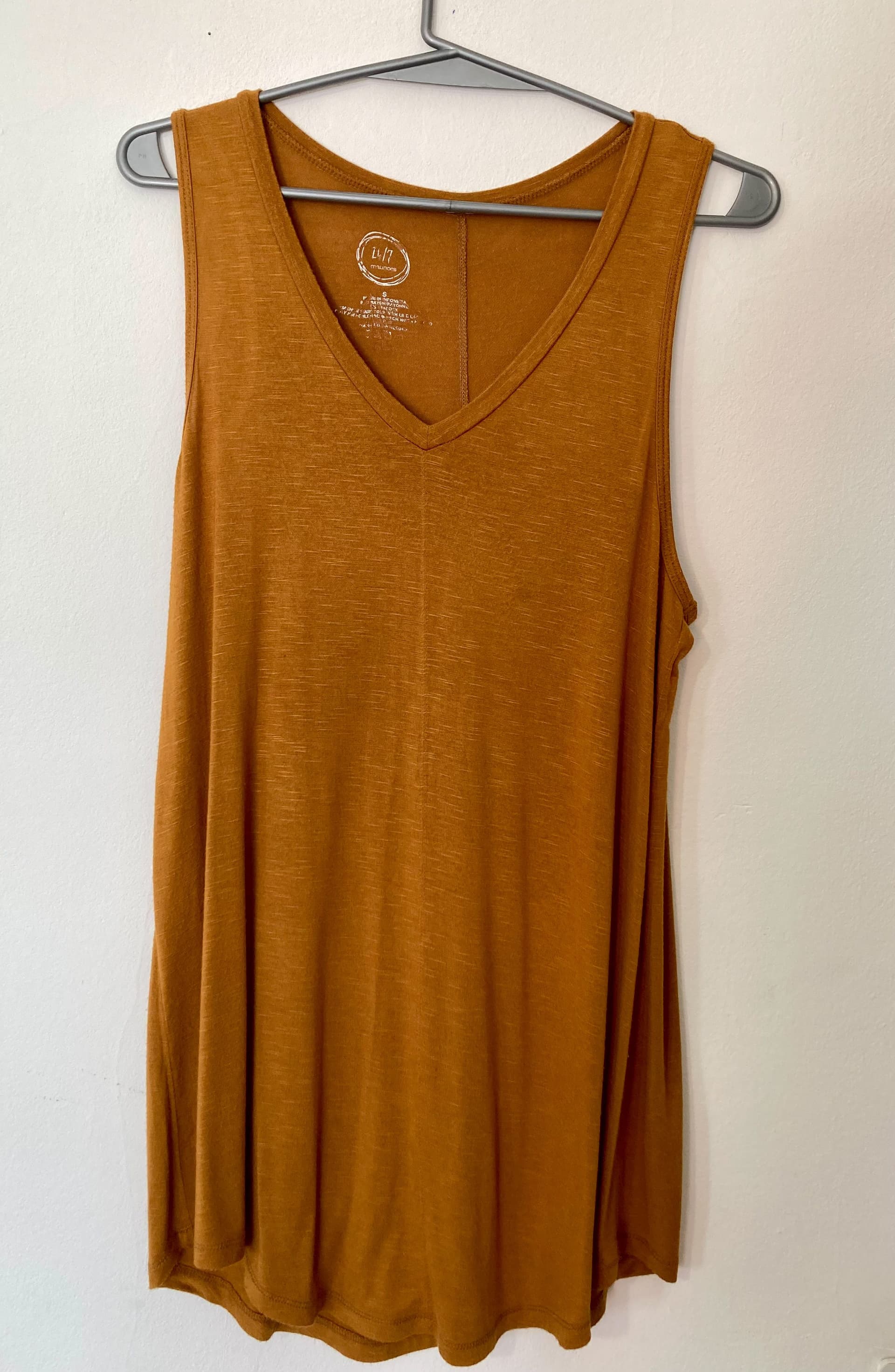 Musculosa basica mostaza