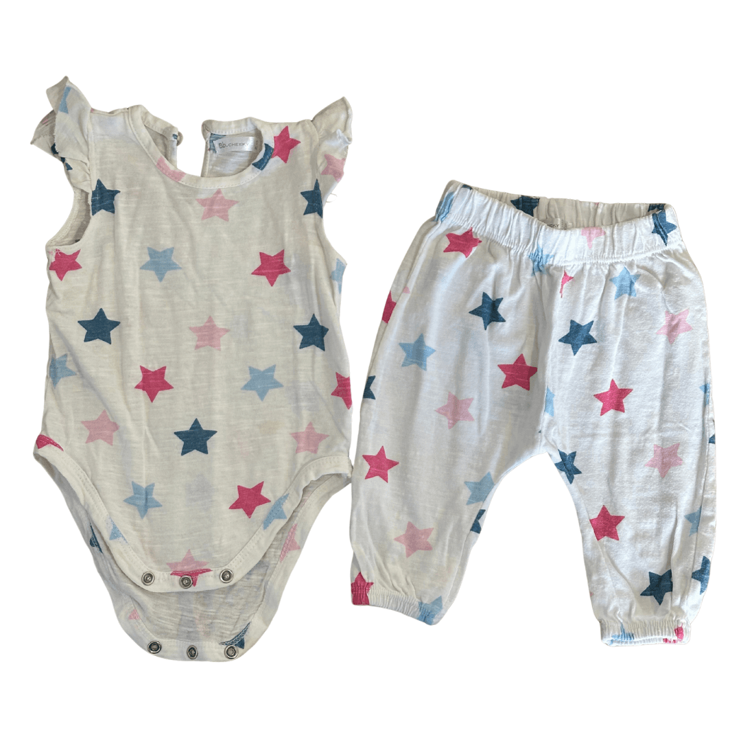 Conjunto bebé estrellas (2 piezas)
