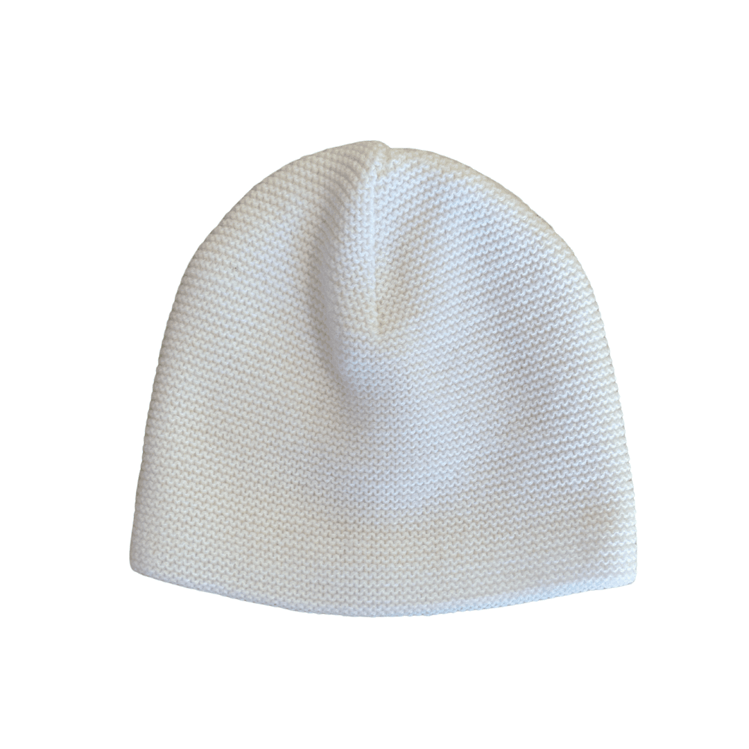 Gorro bebé tejido (rosa pastel)