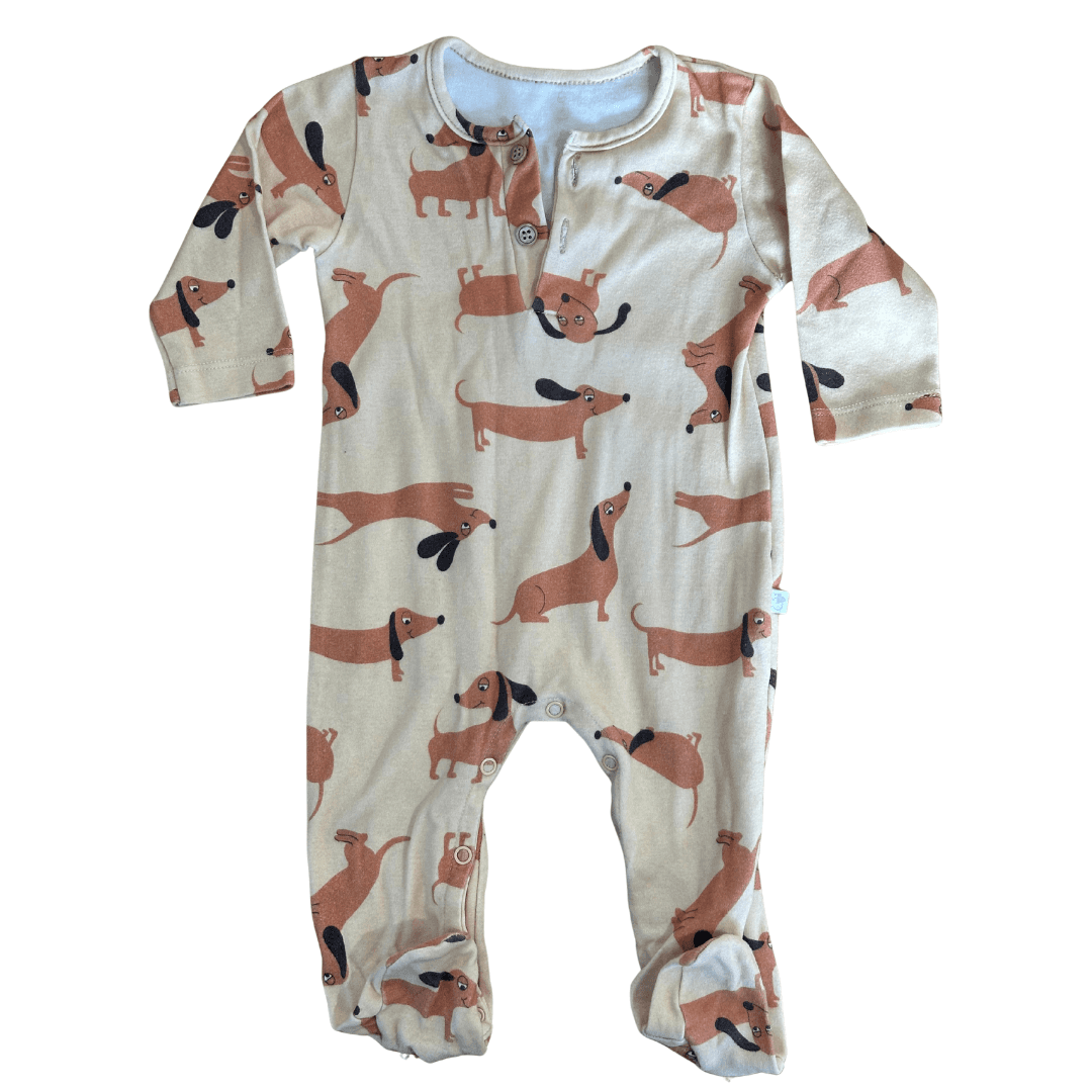 Mameluco pijama bebé con pie