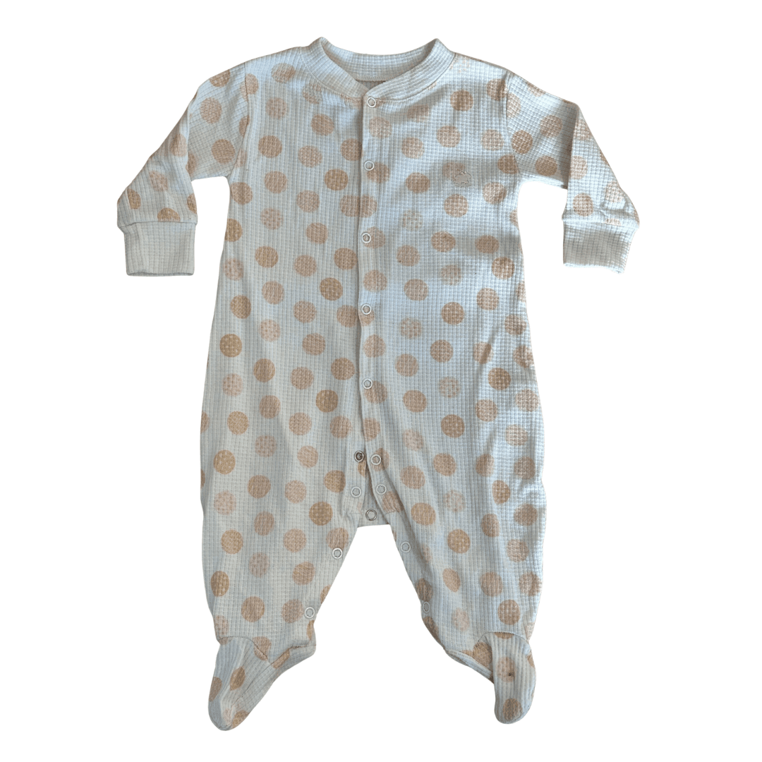 Mameluco pijama bebé con pie