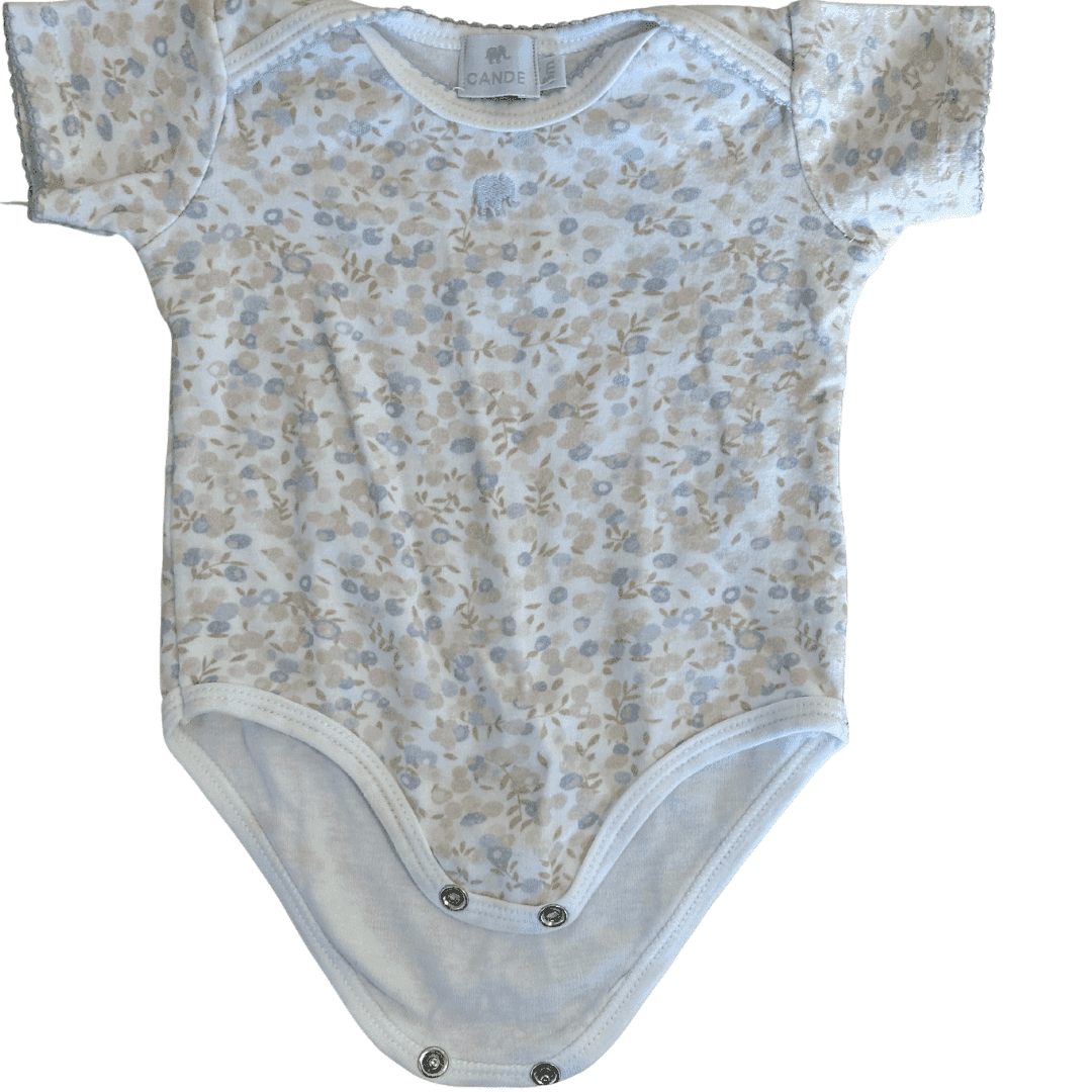 Body bebé flores pasteles
