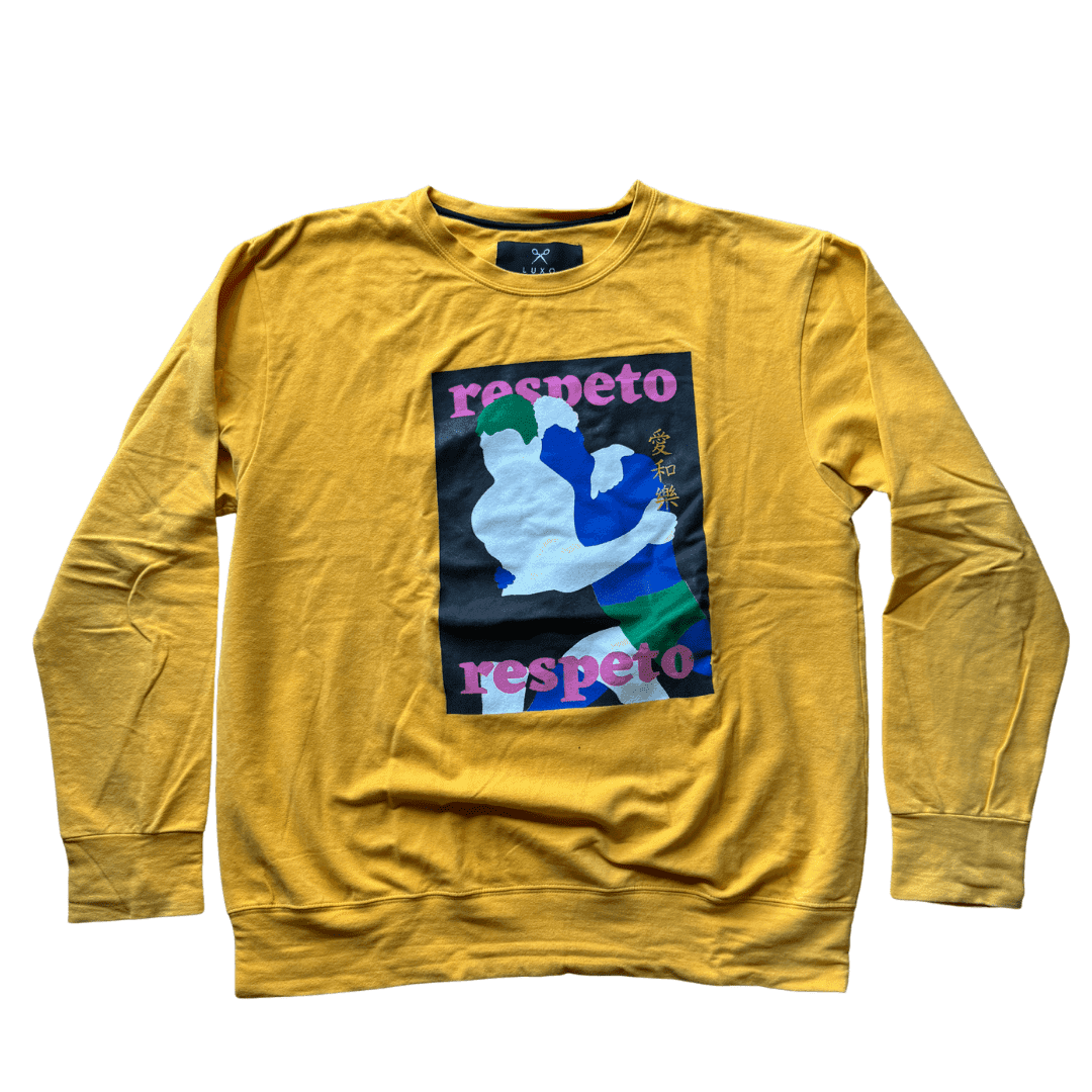 Buzo amarillo “Respeto”
