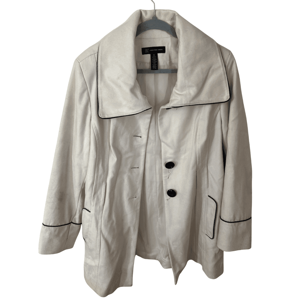 Tapado de paño off white