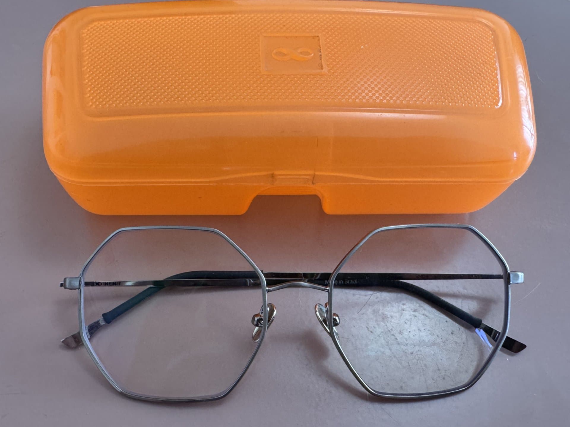 Lentes Infinity Hexagon Silver